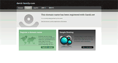 Desktop Screenshot of david-family.com