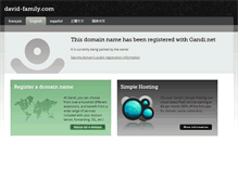 Tablet Screenshot of david-family.com